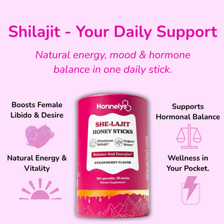 Honnelys She-Lajit Honey Sticks 3+3 FREE