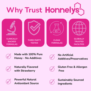 Honnelys She-Lajit Honey Sticks 3+3 FREE