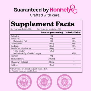 Honnelys She-Lajit Honey Sticks 3+3 FREE