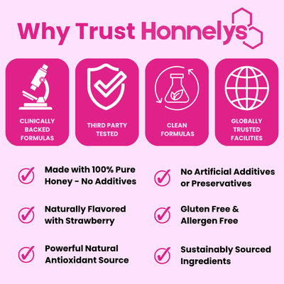 Honnelys She-Lajit Honey Sticks 1 PACK