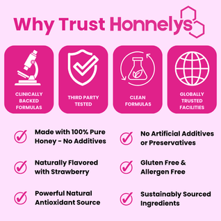 Honnelys She-Lajit Honey Sticks 1 PACK