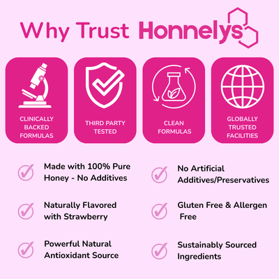 Honnelys She-Lajit Honey Sticks 1 PACK