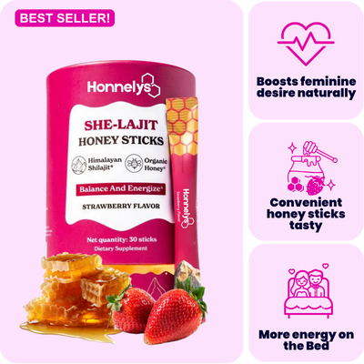 Honnelys She-Lajit Honey Sticks 1 PACK