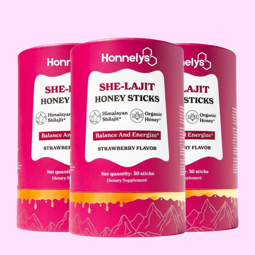 Honnelys She-Lajit Honey Sticks 2+1 FREE