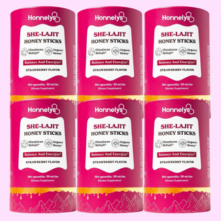 Honnelys She-Lajit Honey Sticks 3+3 FREE
